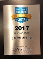 Lee’s Summit Readers Choice” Best Hair Salon, Salon Metric Presented by Lee’s Summit Lifestyle